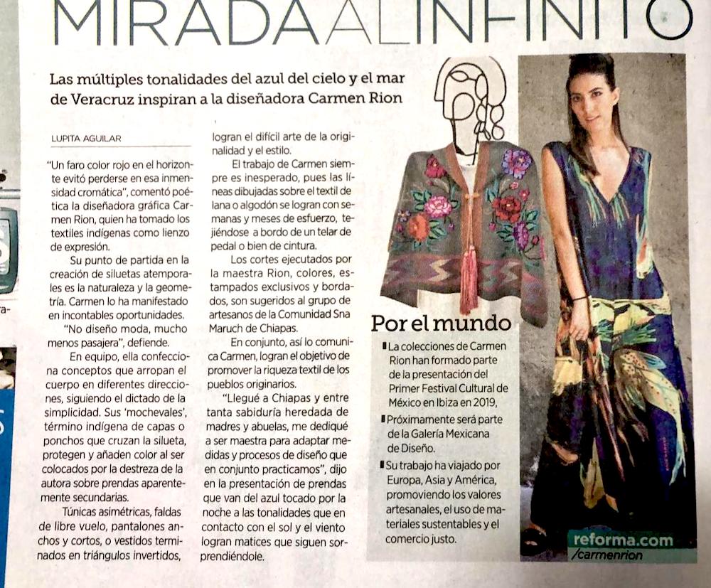 Mirada al infinito- Reforma Moda