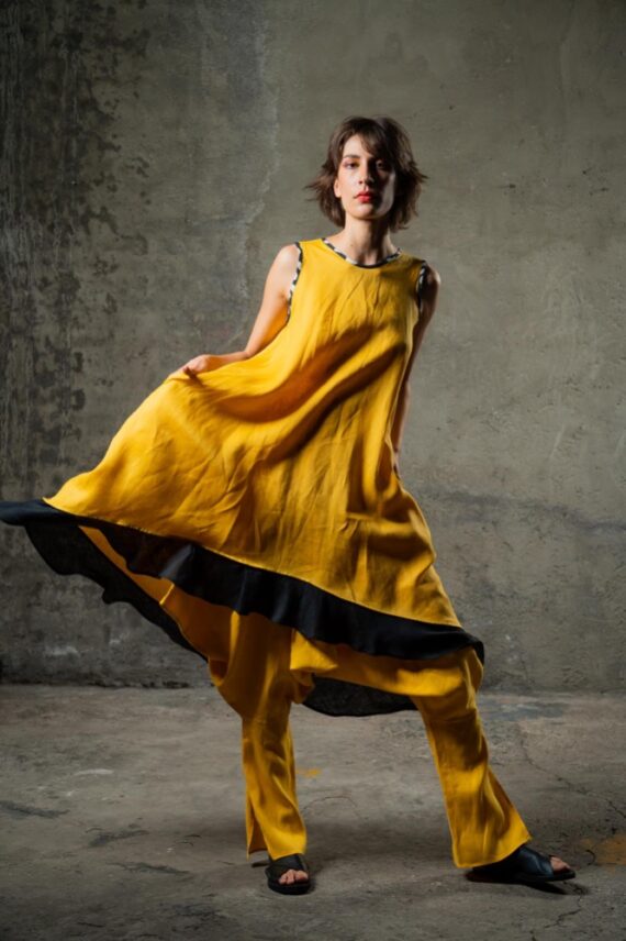 Pantalon Trudy Amarillo - Imagen 2