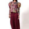 Pantalon campanudo Vino - Imagen 2