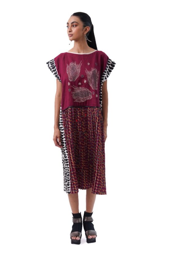 Vestido Frida Mar vino - Imagen 2