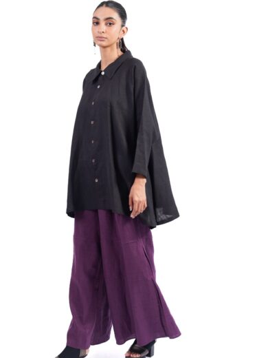 Blusa Conjunto lino negro