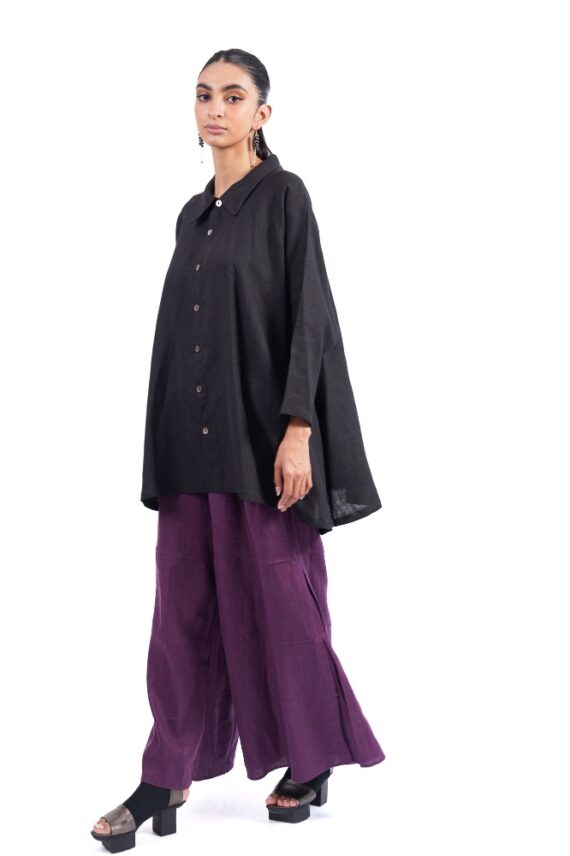 Blusa Conjunto lino negro