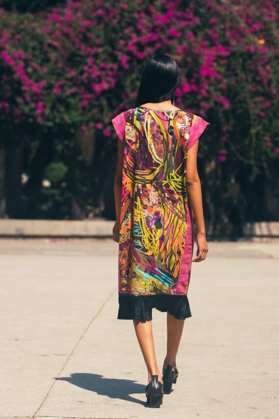Vestido frida doble Orchid - Imagen 3