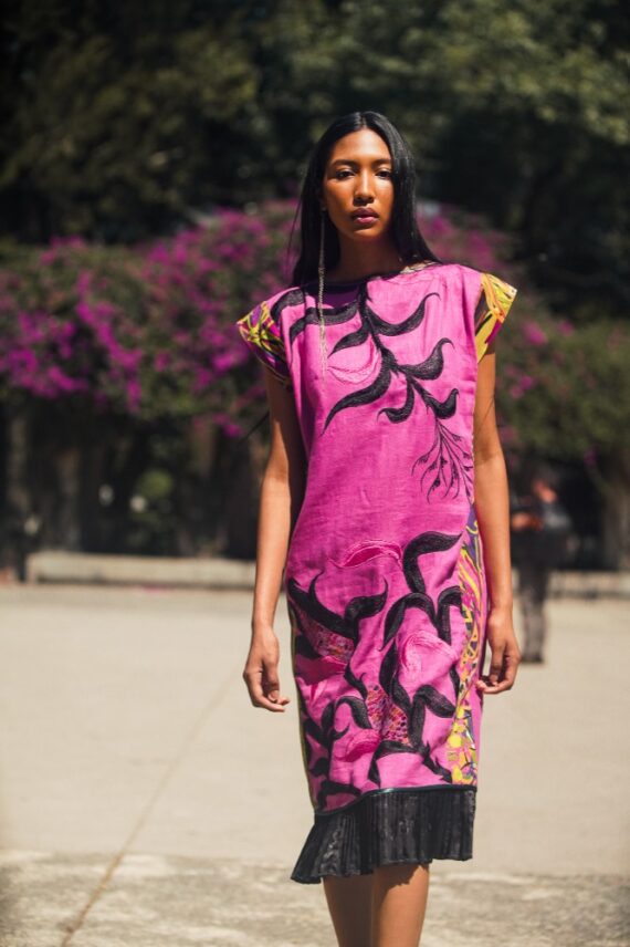 Vestido frida doble Orchid - Imagen 5