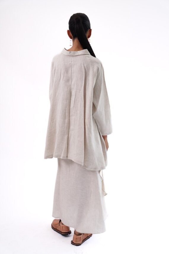 Blusa conjunto beige - Imagen 5