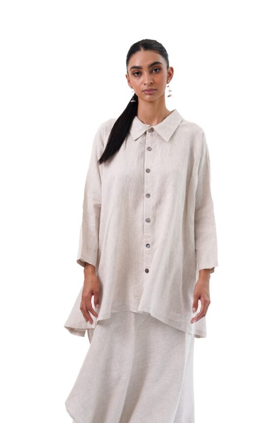 Blusa conjunto beige - Imagen 6