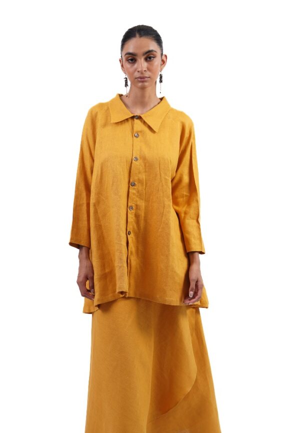 Blusa conjunto amarillo - Imagen 4