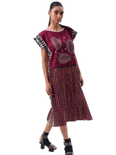 Vestido Frida Mar vino