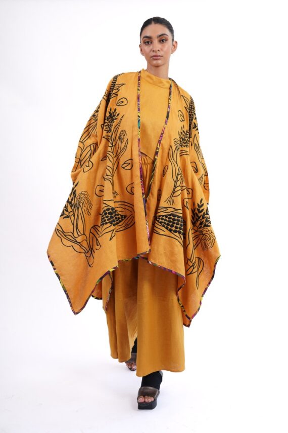 Saco Vamp Bordado Amarillo Maiz - Imagen 2