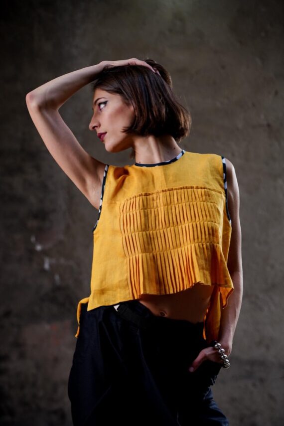 Blusa Mariasin Amarillo - Imagen 4