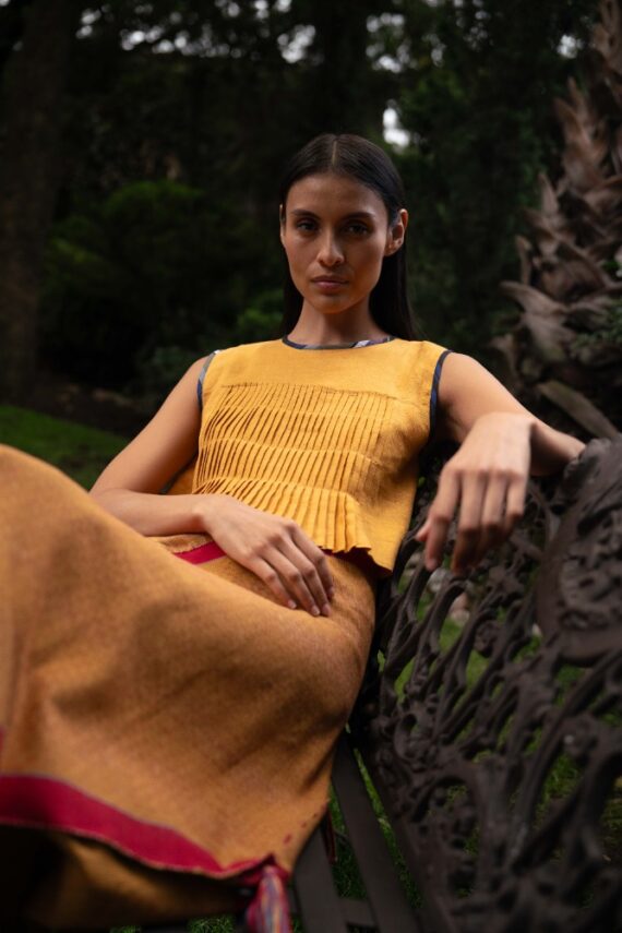 Blusa Mariasin Amarillo - Imagen 2