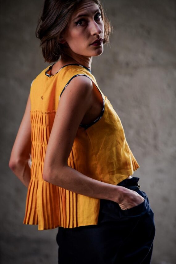 Blusa Mariasin Amarillo - Imagen 8