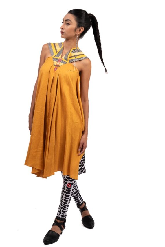 Vestido Zacatecas Amarillo - Imagen 3
