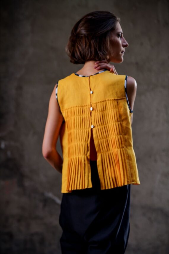 Blusa Mariasin Amarillo - Imagen 5