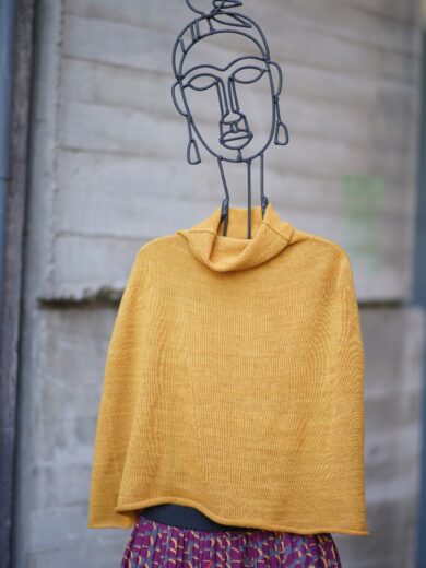 Poncho montaña mostaza