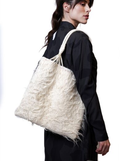 Bolsa Chamula Blanca