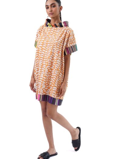 Blusón Patio Maíz amarillo con rayas