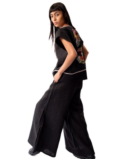 Pantalon LQ lino negro