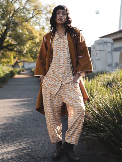 Blusa conjunto Maiz amarillo