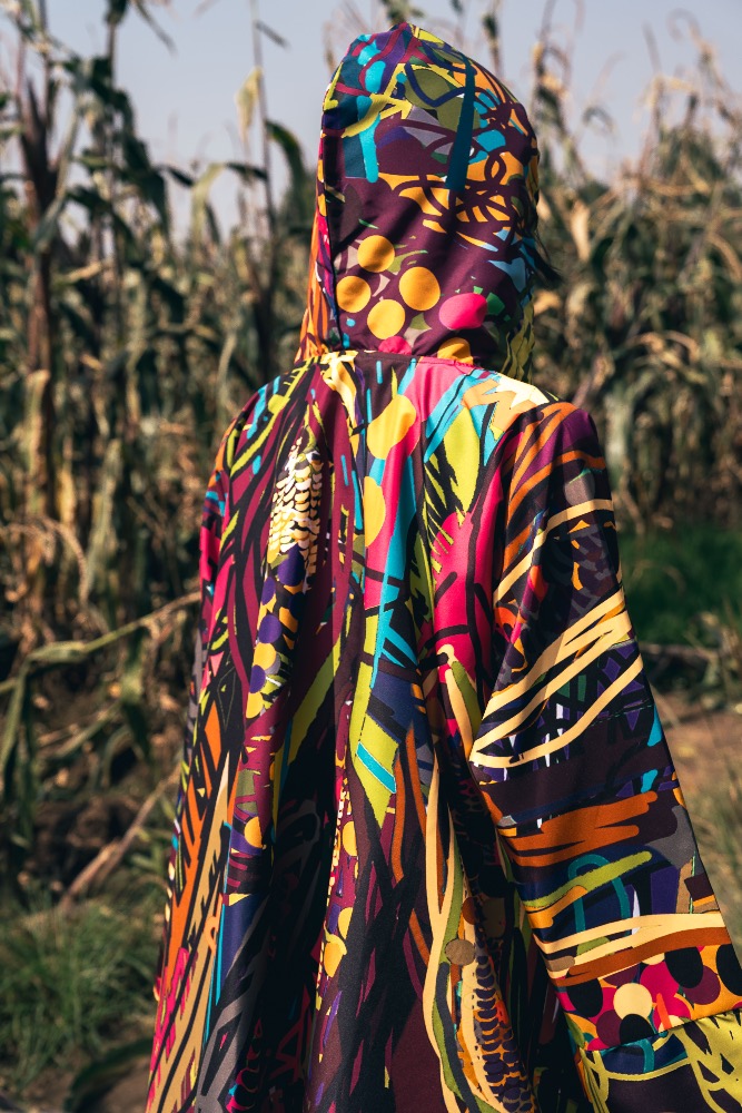 Gabardinas impermeables Milpa y Maiz BN