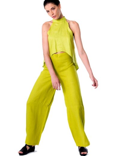 Pantalon Campanudo verde