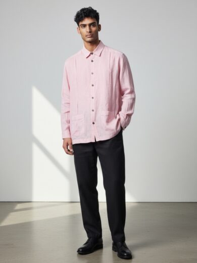 Guayabera Rosa