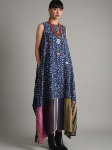 Vestido Racu Maiz Criollo Azul