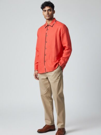 Camisa Tzotz Papaya