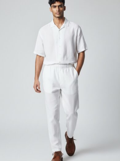 Pantalon jareta blanco