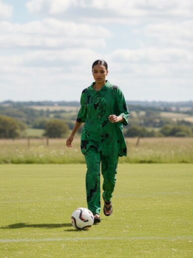 Pantalon conjunto mundial verde