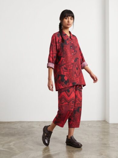 Blusa conjunto mundial rojo