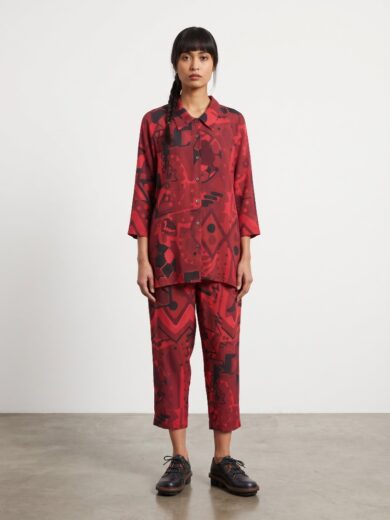 Pantalon conjunto mundial rojo