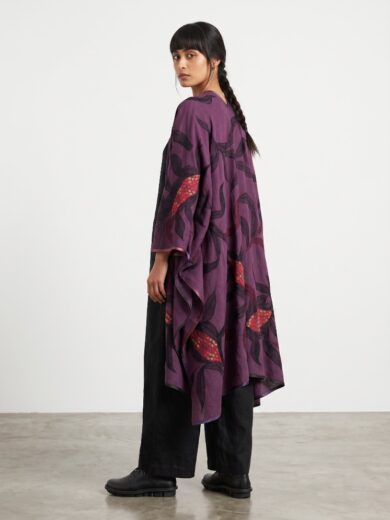 Saco vamp bordado uva maiz