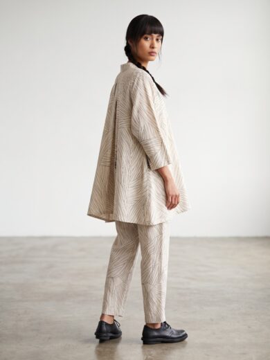 Conjunto hoja de maiz beige