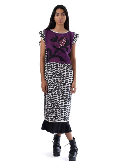 Vestido Frida julia uva maiz