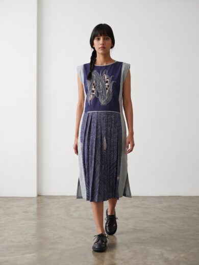 Vestido Frida Mar Maiz azul