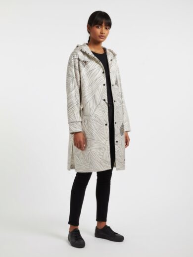 Gabardina hoja de maiz beige