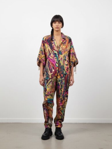 Vestido corunda milpa con manga