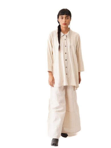 Pantalon LQ lino beige